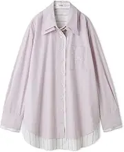 [SNIDEL] Sustaina SWFO251090 Women's Layered Shirt Tunic