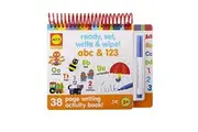 Alex Little Hands Ready Set Write and Wipe! ABC and 123 Kids Toddler Art and Craft Activity, Page Writing Activity Book, Learn ABC and Numbers, Practice Over and Over, For Ages 2 and up