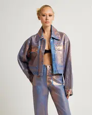 Patch Pocket Overshirt Denim Medium