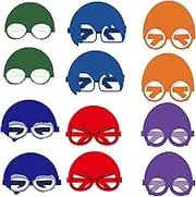 LIFETOOLS-LT Birthday Photo Prop Party Favor Packs, Paper Party Glasses Masks for Inside Out Themed Birthday Gift