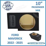 Ford Maverick 2023 10" PASSENGER side Sub Box Sealed Subwoofer Enclosure