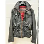 （價錢私訊了解）SUPERDRY TARPIT PREMIUM LEATHER JACKET 頂級限量版皮衣 紅色內裡