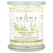 Aroma Naturals, Soy VegePure®, Medium Glass Soy Pillar Candle, Patchouli & Frankincense, 8.8 oz (260 g)