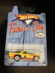 2009 Hot Wheels Kmart Exclusive Fathers Day '57 T-BIRD Yellow (Crease)