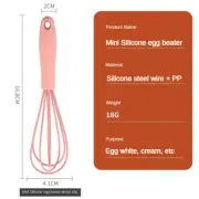 silicone egg beater quick and efficient handmade convenient baking accessory