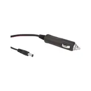 CLP25 Cigarette Lighter 2.5Mm Pp1997 Plug & Lead - Straight Through Has an Internal Fuse and LED
