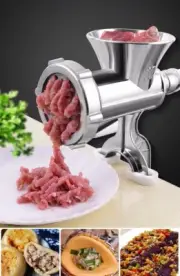 Heavy Duty Manual Meat Grinder Mincer Stuffer Sausage Pasta Filler Maker Machine