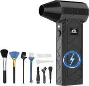 10000Mah Compressed Air Duster, 180000RPM Electric Air Duster with Display Scree