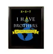 Mason Wall Canvas Print - Masonic Brothers 12x16 - I Have Brothers Worldwide 357
