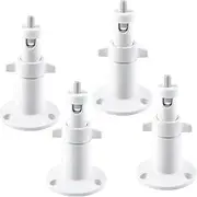 Security Camera Universal Mounting Bracket,Adjustable Indoor/Outdoor Security Wall Metal Bracket, Compatible with Arlo Pro/Pro 2/Pro 3/Pro 4/Ultra/Ultra 2, & with Ring Stick Up Cam Battery (4 Pack)