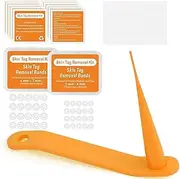 Auto Skin Tags Removal | Painless Skin Tags Remover for All Skin Types | Painless Skin Bands Tool ? Set Includes 40 Bands, 10 Cleansing Wipes, and 36 Repair