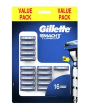Mach3 Turbo Razor Blades Refill 16 Pack
