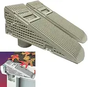 The Gutter Guard - Wedge Eliminates Downspout Pipe Clogs from Leaves and Debris - 2-Pack (2 Pack Grey)