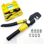 8 Ton Wire Force Hydraulic Terminal Crimper Cable Crimping Tool 9 Dies 4-70mm