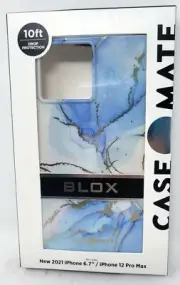 Case-Mate Blox Softshell Case for iPhone 13 Pro Max / iPhone 12 Pro Max - Marble