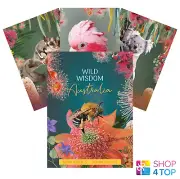 WILD WISDOM AUSTRALIA ORACLE CARDS DECK BLUE ANGEL K.ROBERTS - B.HUGHES NEW