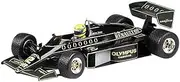 Minichamps 540851872 1:18 Lotus Renault 97T-Ayrton Senna-GP Portugal 1985 with Rain Tyres Collectible Miniature Car, Multicoloured