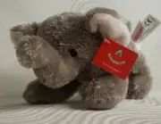 NWT AURORA Ellie the Gray Mini Elephant 9" Plush Stuffed Animal Toy Beanbag A24