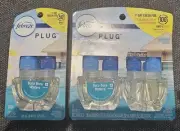FEBREZE Odor-Fighting Fade Defy Plug Air Freshener Refill BORA BORA WATERS- 3 Pk