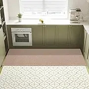 DAWNTREES Kitchen Mats and Rugs,Non Skid Washable,45×150cm Absorbent Runner Rugs for Kitchen, Front of Sink, Kitchen Mats for Floor