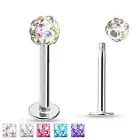 Ferido Ball Surgical Steel Helix Tragus Lip Piercing Labret Stud Ring 16g 5/16"