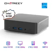 Chatreey Mini PC T9N100/T9H N150 WIFI5 Windows 11 Ultra Small Pocket Computer Du