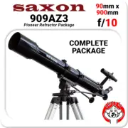 Saxon 909AZ3 Telescope Package 90mm 900mm f/10 with AZ3 Tripod