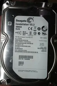 在飛比找Yahoo!奇摩拍賣優惠-7.2K極新良品SAS 4TB硬碟SEAGATE 4T ST