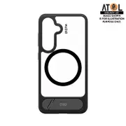 EFM Alta Case with D3O BIO for Samsung Galaxy S25+ - Black/Clear