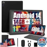 HiGrace Android Tablet, 14GB RAM+64GB ROM (TF 1TB), 11 inch Android 14 Octa-C