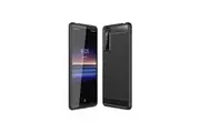 Sony Xperia 1 Mark ii Cover Case Brushed TPU Case - Black