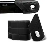 YERGOFE Bike Universal Crank Boots - 4 Pcs - Black Crank Cover and Protector