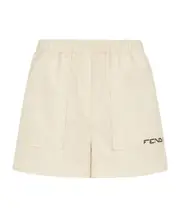 Fendi Logo Printed Elasticated Waist Shorts S,L,M white
