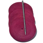 TOFL Baseball Mitt, Softball Glove Repair Lacing Kit, 6 Pink Laces & Needle