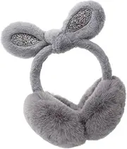 [GAROZATION] Rabbit Ear Muffs Rabbit Ear Headbands White Bunny Headband for Ear Earmuff Headband Christmas Christmas Goodies for Kid Ear Cover for Winter Pink Plush