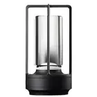 1 PCS Rechargeable Crystal Lamp Bedside Table Bedroom Led Table Lamp Black Q6T6
