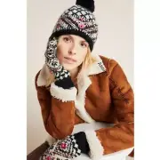 NWT Anthropologie x French Knot Handmade Wool Beanie Z308-26