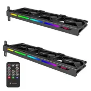 VGA Graphic Card Cooler 3 x 90mm Water Cooler GPU VGA Fan with ARGB Light Strip