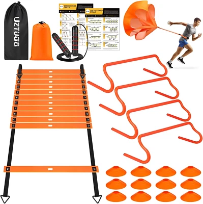 Soccer Training Equipment, Speed Agility Training Equipment for Kids Youth Adult