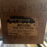 WESTINGHOUSE MCP0358RC 3 POLE 7 AMP 600VAC MOTOR CIRCUIT BREAKER NEW IN BOX