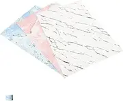 DOITOOL 3 Sheets Marbling Soap Wrapping Paper Elegant present Packing Paper for Festivals Delicate Designs for Homemade Soap Bars and Creative