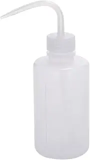 Docooler 3pcs 250ml Wash Bottle Plastic Green Soap Squeeze Bottle Flower Watering Can Kit Curved Nozzle Cleaning Tool