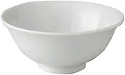 Set of 5 White Chinese 3.5 Soup Bowls [4.1 x 2.0 inches (10.4 x 5.2 cm)] [Chinese Open] [Ramen Shop, Chinese Tableware, Asian Cuisine, Restaurant, Commercial Use]