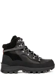 Hunter Explorer Leather Hiking Boots - Black - 3 3