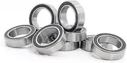 HAUAGEZWU 6701-2RS 12 * 18 * 4 (mm) 10PC Bearing ABEC-7 61701 6701 63701 6700RS Chrome Steel Ball Bearings with Black Rubber Seal