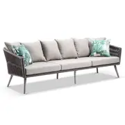 Herman Outdoor 3+2+1+1 Rope Lounge with Coffee Table Set - Outdoor Lounges