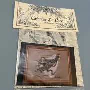 Lavender & Lace Victorian Cross Stitch Pattern The First “Angel Of Light”