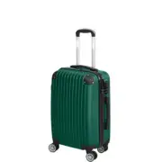 24" Luggage Suitcase Code Lock Hard Shell Travel Carry Bag Trolley