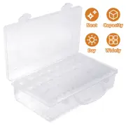 48 Slots Seed Storage Organizer Box with Label Stickers Reusable Seed wuwVs