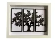 Tree of Life Wall Art,Made in Black Acrylic and Perfect Laser Cut 10 x 10"